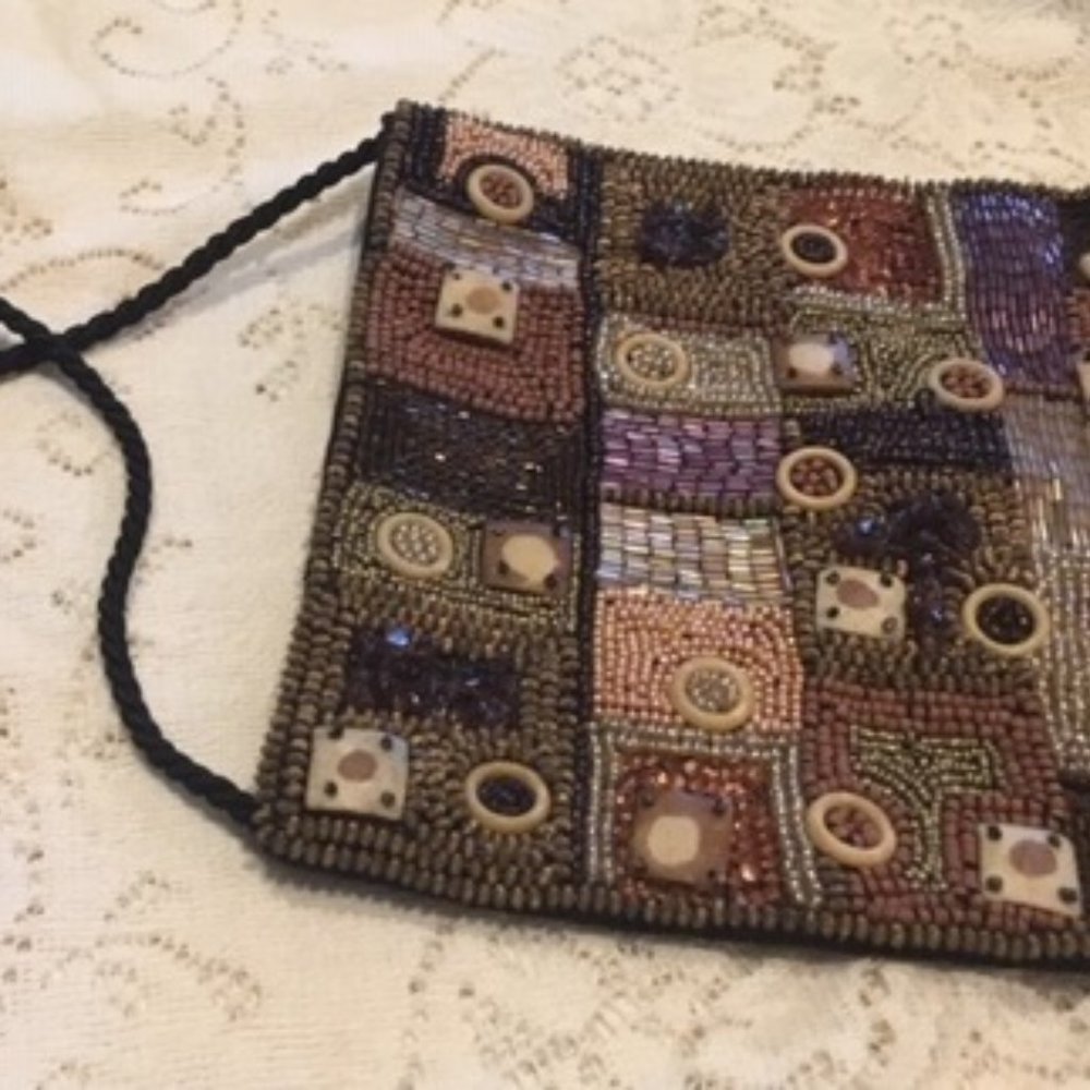 Beaded Crossbody Purse Made in India